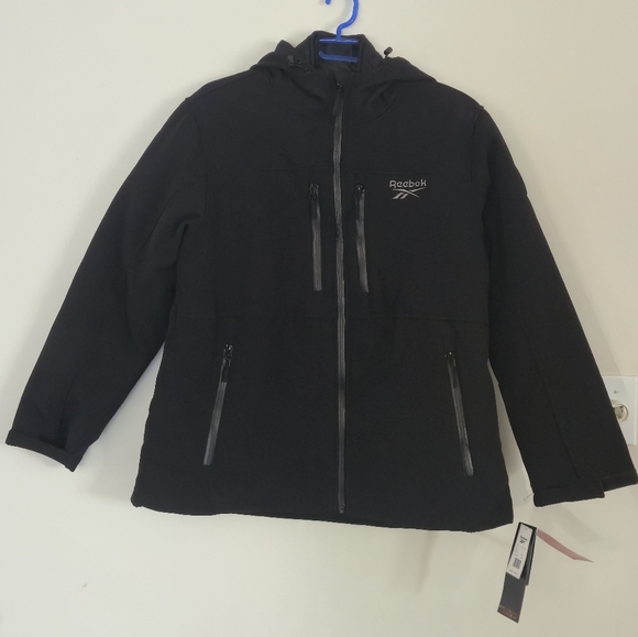 Reebok Other - Reebok XL NWT Black 3-in-1 Systems Jacket Softshell & Puffer Liner Hooded